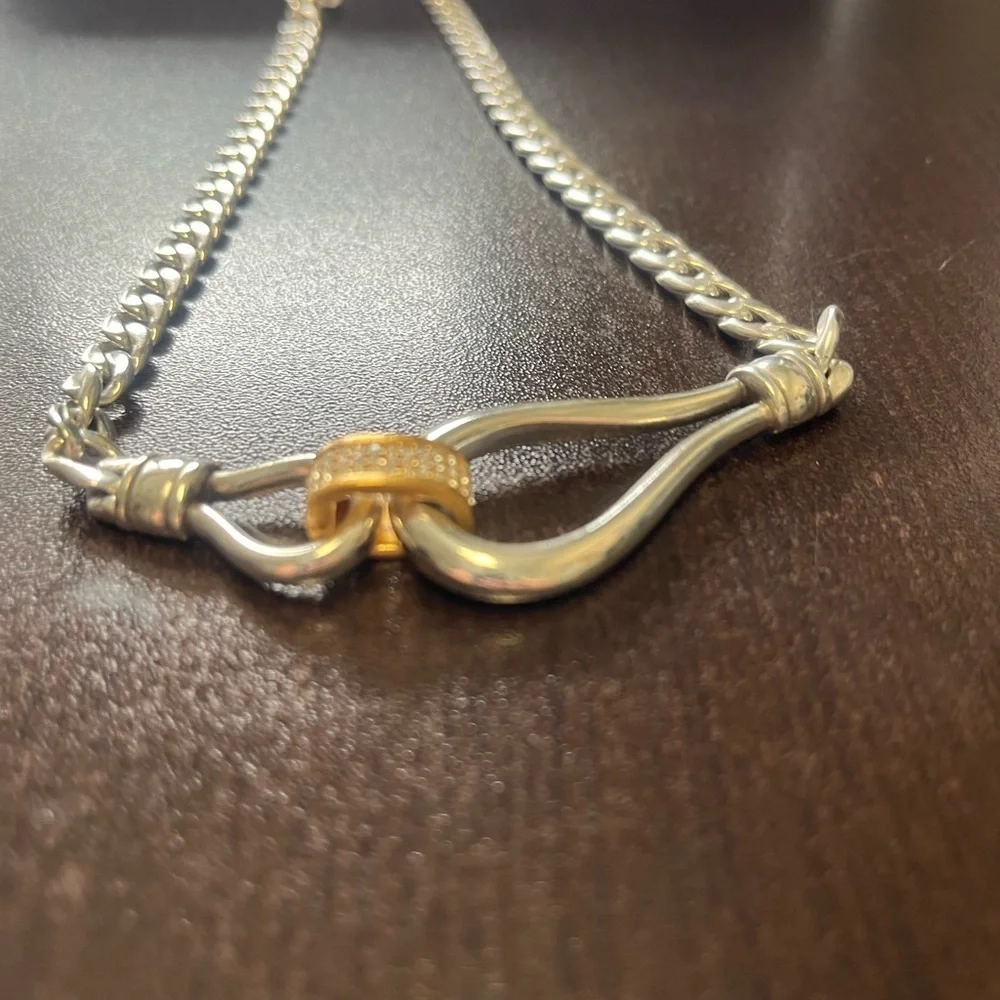 Brighton Meridian Suez Two Tone Necklace